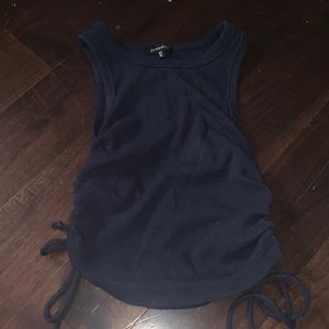 small navy blue tank top dynamite